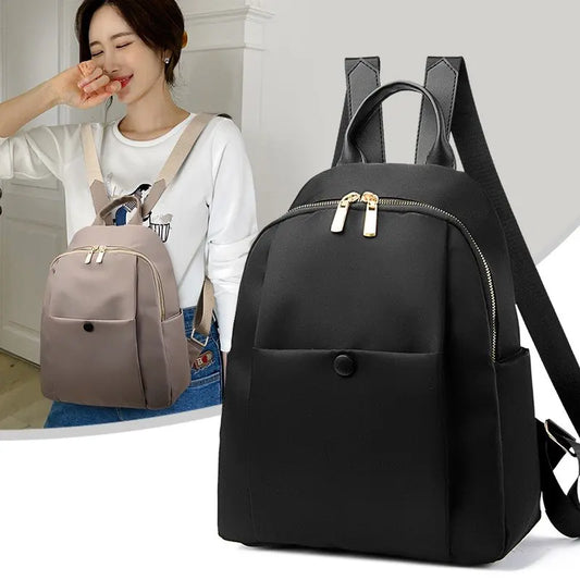 Soft Leather Women Backpacks Waterproof School Bags Casual Travel Ladies Bagpack