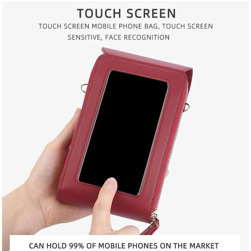 Touch Screen Cell Phone Purse Bags of Women Crossbody Shoulder Bag