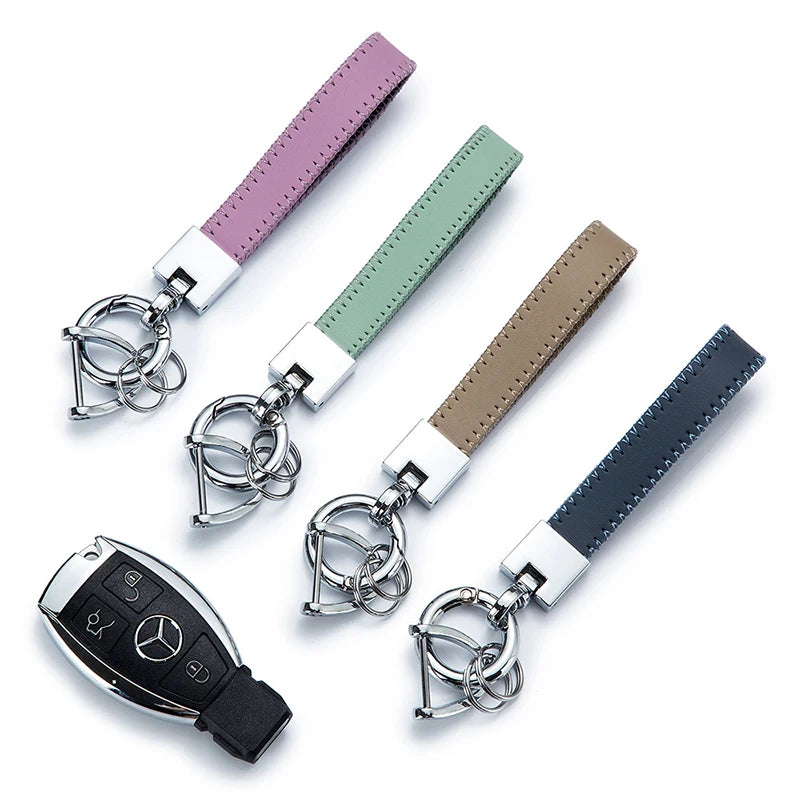 Soft Microfiber Key Ring Durable Hardware For Cars High Keyring Clip Screwdriver