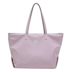 Large Capacity Nylon Shopping Bag Zipper Women Handbags