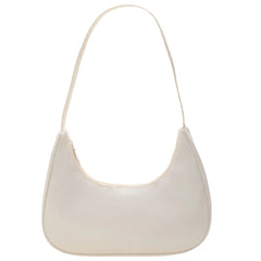 Soft Nylon Women Purple Underarm Bag Summer Solid Ladies Shoulder Bags