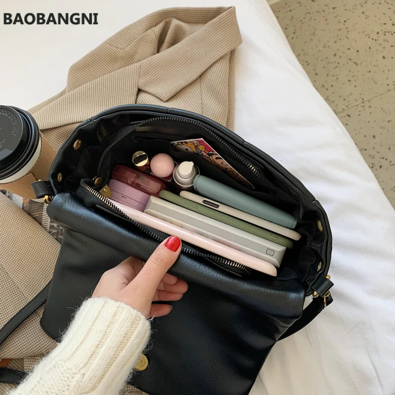 Soft PU Leather Crossbody Bags Plaid Small Clutch Handbags