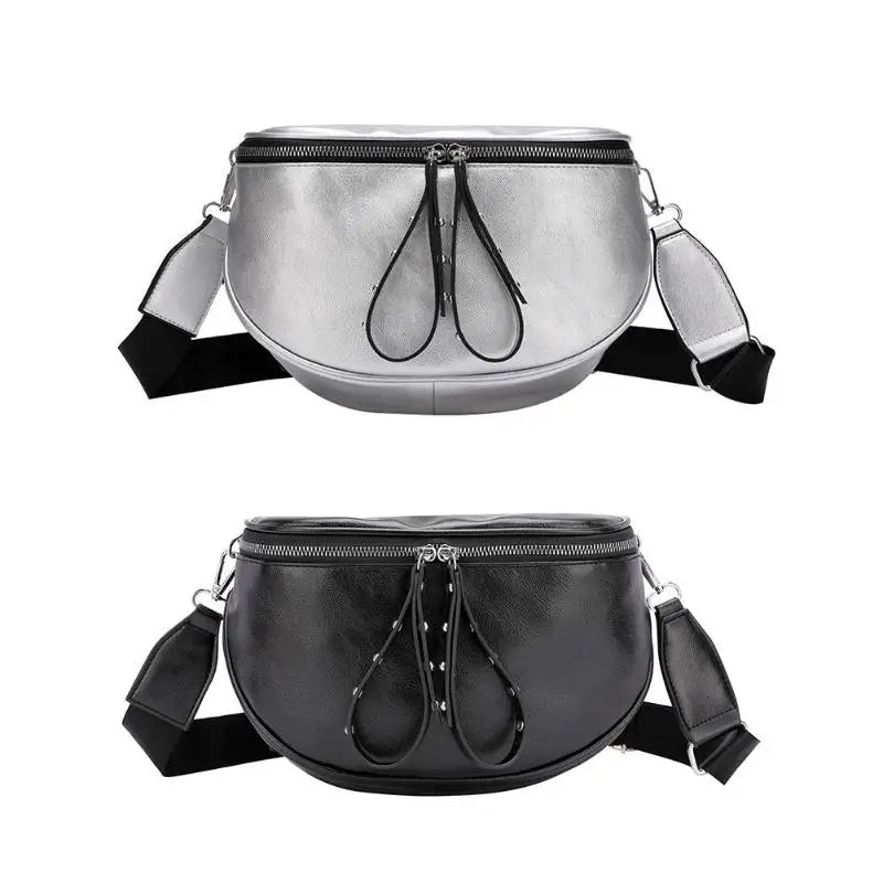 PU Leather Crossbody Shoulder Bag for Women Small Solid Handbag