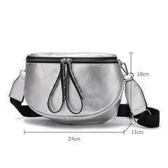 PU Leather Crossbody Shoulder Bag for Women Small Solid Handbag