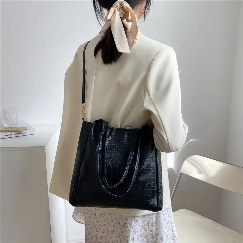 Large Capacity Women Shopping Bag Casual Ladies Shoulder Tote Bags