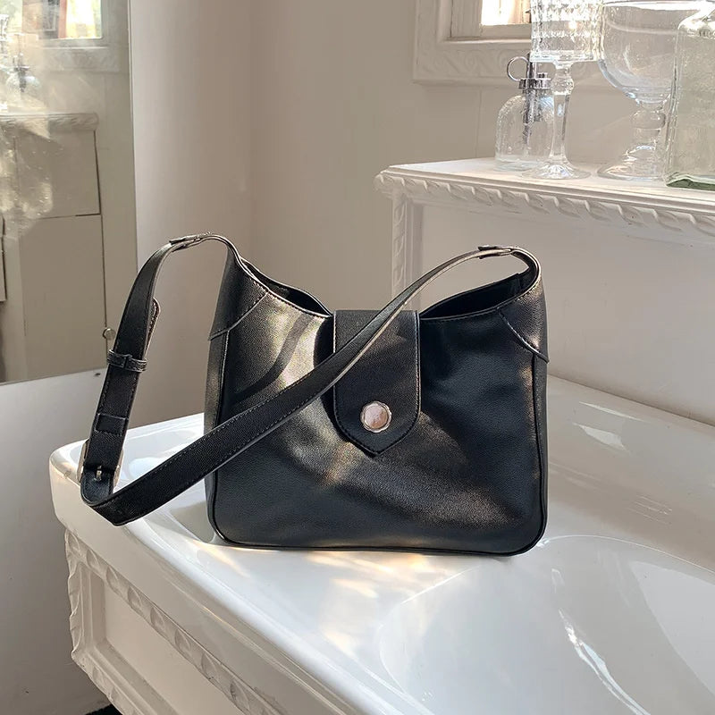 Soft PU Leather Flap Crossbody Bag Women Handbags And Purses