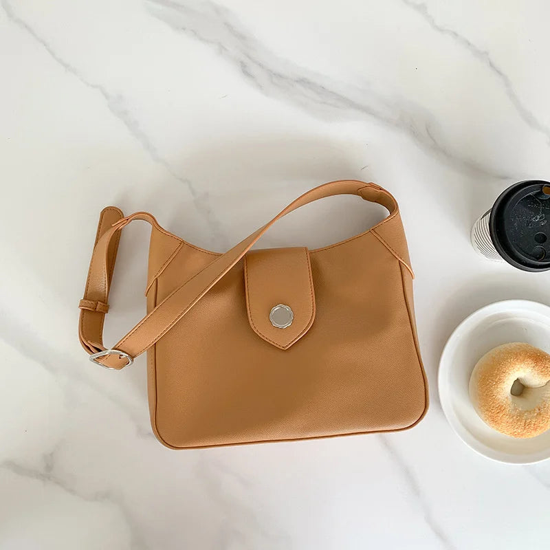 Soft PU Leather Flap Crossbody Bag Women Handbags And Purses