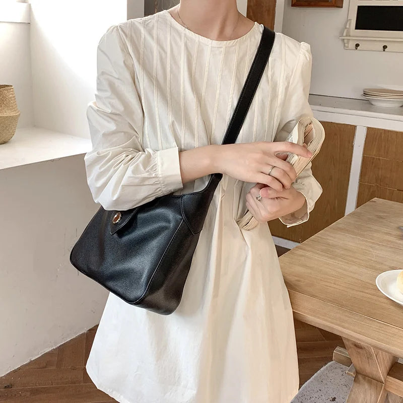 Soft PU Leather Flap Crossbody Bag Women Handbags And Purses