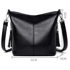 PU Leather Crossbody Bag Women Casual Shoulder Tote Handbag