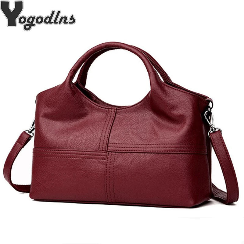 Soft PU Leather Handbag High Women Bag Casual Female Messenger Bag