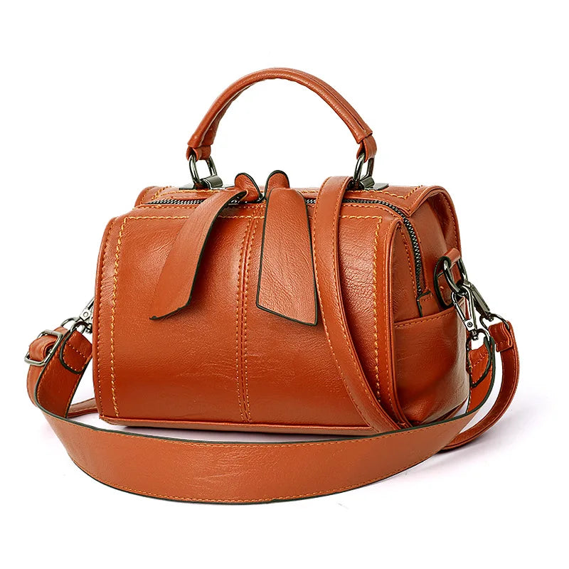 Soft PU Leather Handbag Women Shoulder Bag High Solid Messenger Crossbody Bags