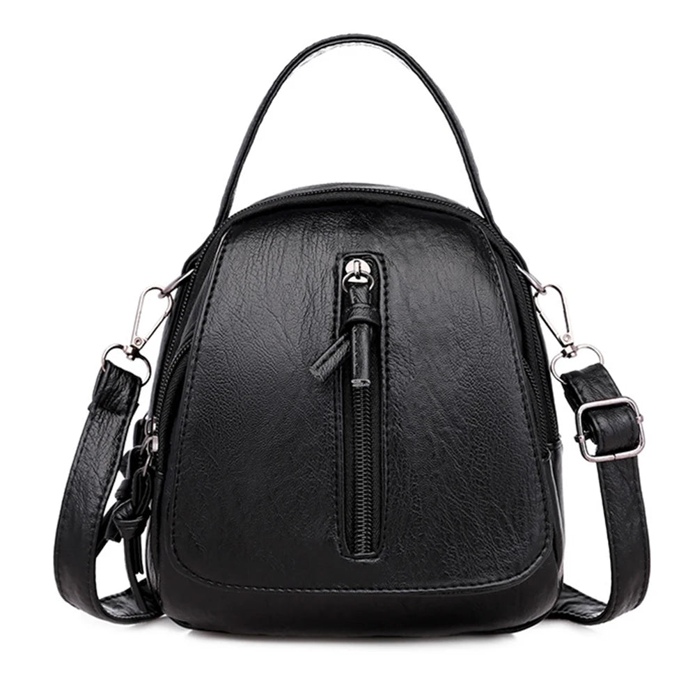 Stylish PU Leather Ladies Shoulder Bag Small Flap Phone Crossbody Bag