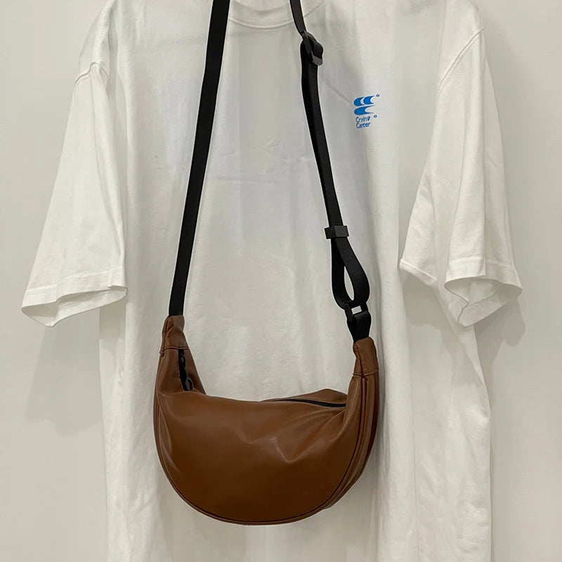 Vintage Leather Crossbody Shoulder Bag Handbag