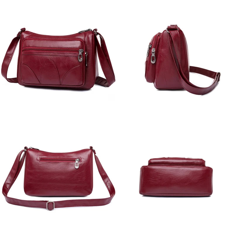 Small Crossbody Bags for Women Multi-Pocket Messenger Bag Casual Shoulder Bags