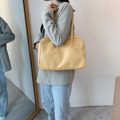 Soft PU Leather Women Big Purse Handbags Large Capacity Student Girls Tote