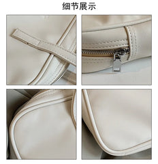 Soft PU Leather Women Big Purse Handbags Large Capacity Student Girls Tote