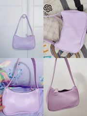Retro Purple Underarm Bag Women's Small Shoulder Bags