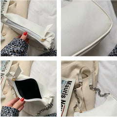 Retro Purple Underarm Bag for Women