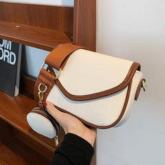 Soft PU Leather Women Shoulder Crossbody Bags Lady Handbag and Purse