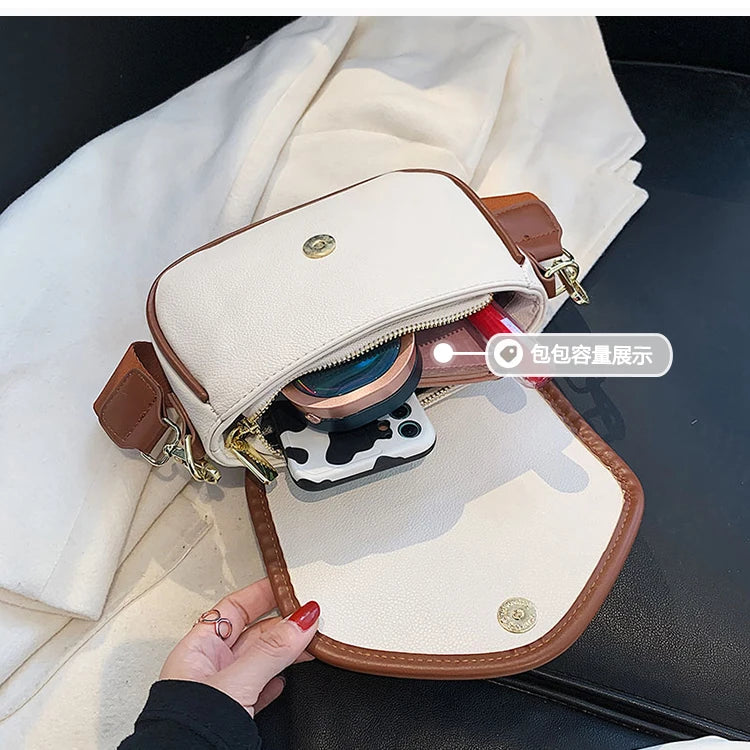 Soft PU Leather Women Shoulder Crossbody Bags Lady Handbag and Purse