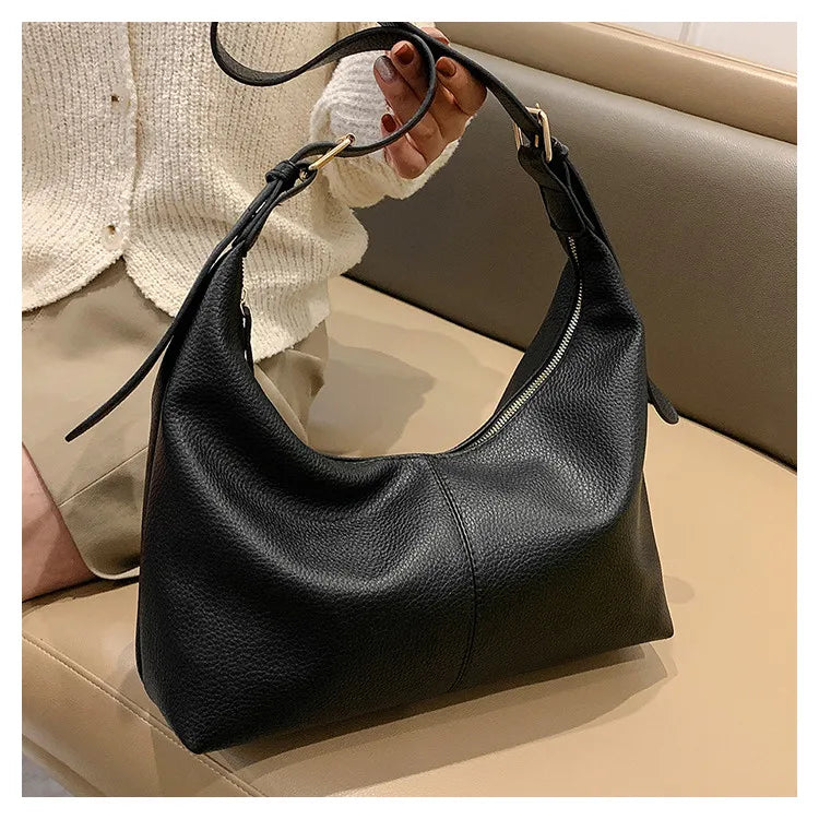 Soft PU Leather Women Shoulder Bags Large Capacity Crossbody Bags