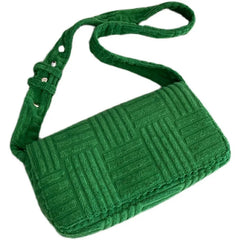 Green Pu Leather Chain Shoulder Bag Women Handbag Clutch Tote Bags