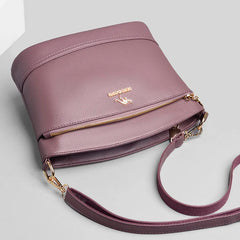 Soft Pu Leather Women Handbags High Shoulder Messenger Bag Ladies Hand Bag