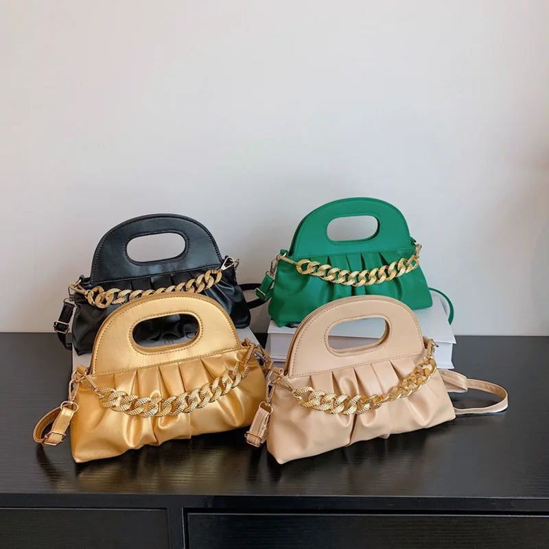 Stylish Women Shoulder Bag with Chain Crossbody Bags