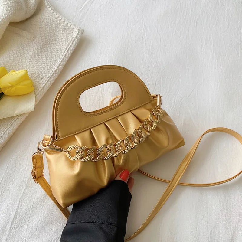 Stylish Women Shoulder Bag with Chain Crossbody Bags