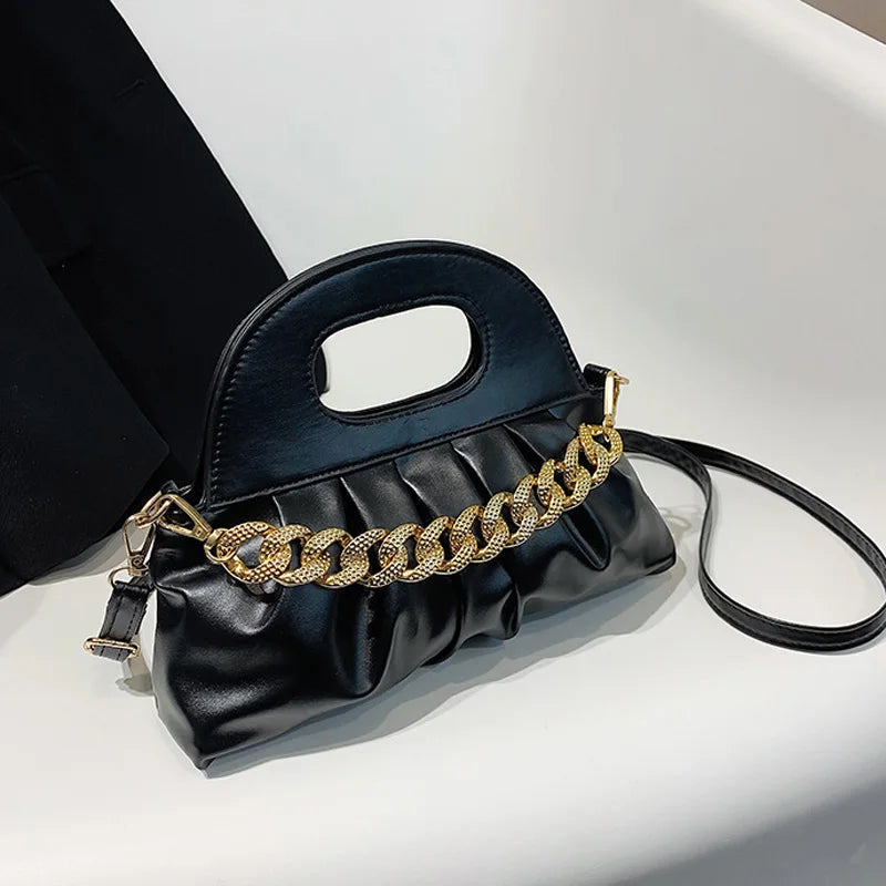 Stylish Women Shoulder Bag with Chain Crossbody Bags