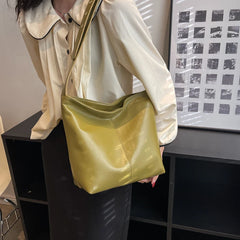 Soft Shoulder Side Bag for Women Spring Zipper Tote Bags