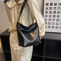 Soft Shoulder Side Bag for Women Spring Zipper Tote Bags