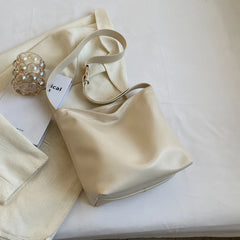 Soft Shoulder Side Bag for Women Spring Zipper Tote Bags