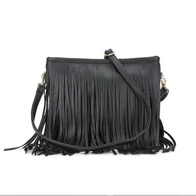 Tassel Crossbody Bag for Women Mini Shoulder Bag