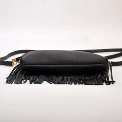 Tassel Crossbody Bag for Women Mini Shoulder Bag