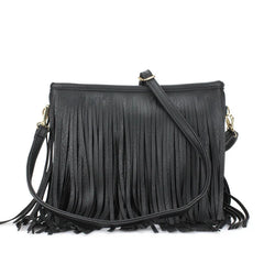 Tassel Crossbody Bag for Women Mini Shoulder Bag
