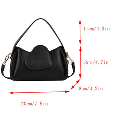 Heart Handbag Purse Lady Soft Top Handle Crossbody Bag For Women