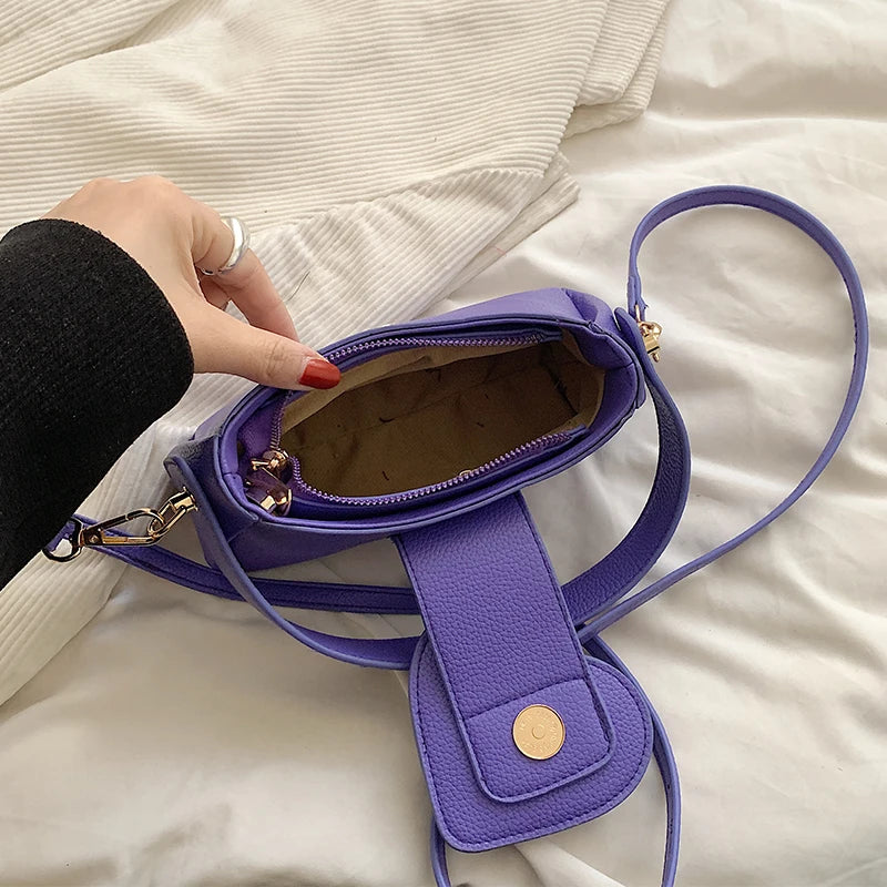 Heart Handbag Purse Lady Soft Top Handle Crossbody Bag For Women