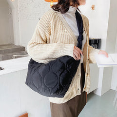 Warm PU Leather Crossbody Bag Winter Women Handbag Shoulder Bag