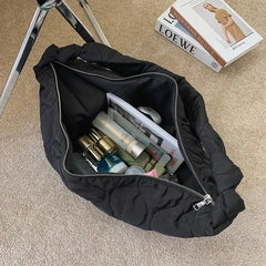 Warm PU Leather Crossbody Bag Winter Women Handbag Shoulder Bag