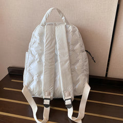 Warm Down Backpacks Fall Winter School Lightweight Travel Bags Small Backpack