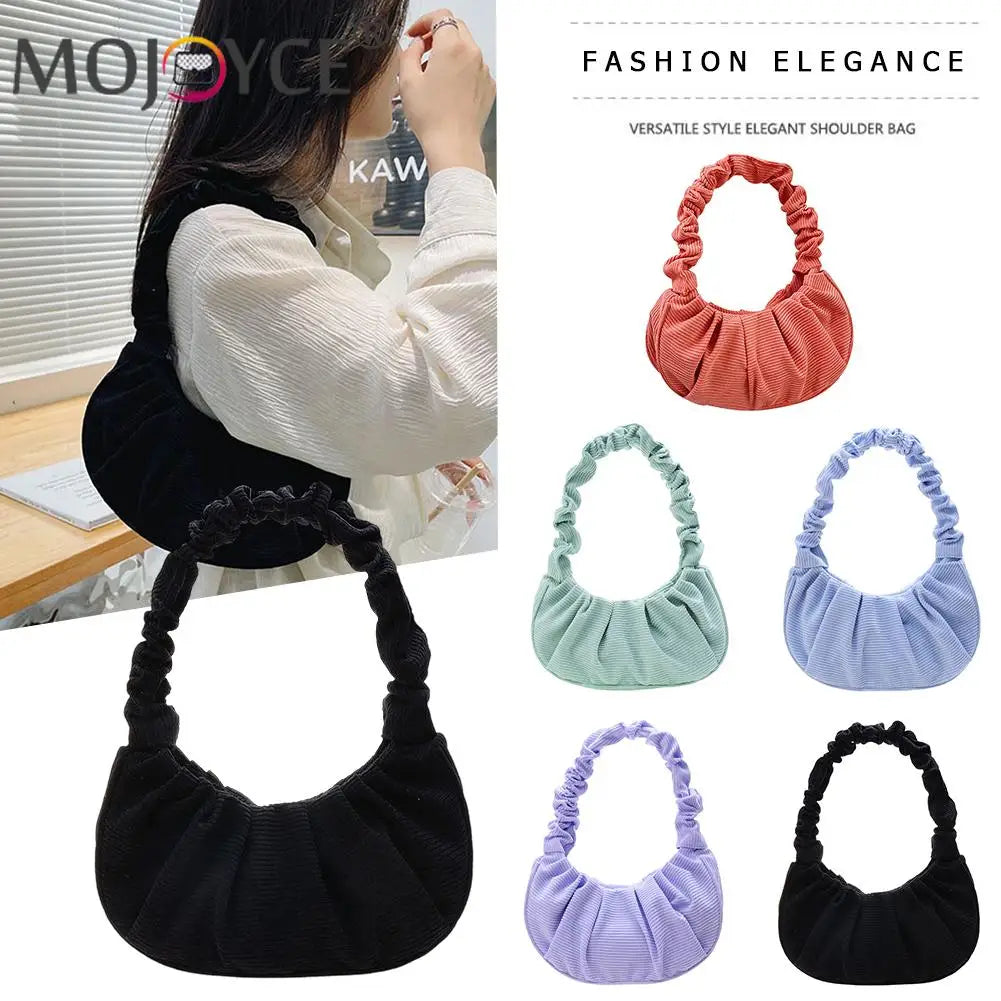 Corduroy Armpit Bags for Women, Small Underarm Handbags