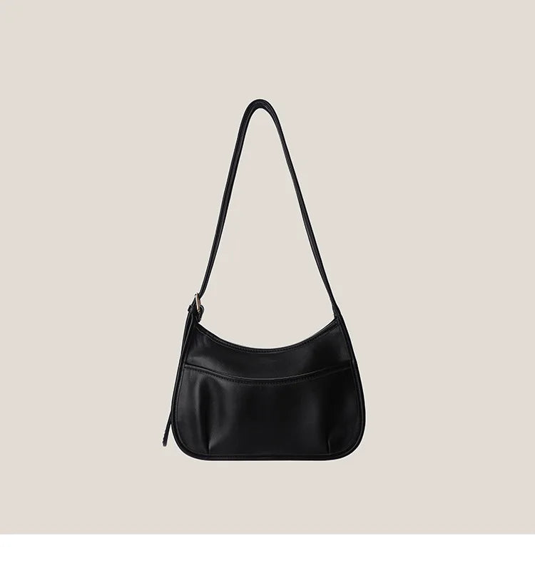 Soft Leather Cross-body Bag Women's Saddle Bag