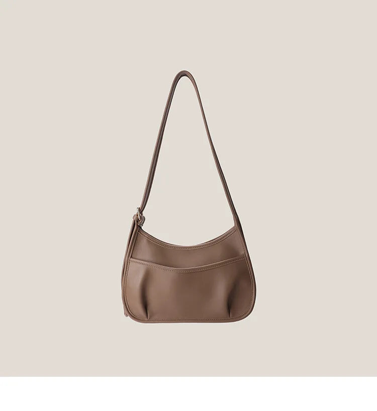 Soft Leather Cross-body Bag Women's Saddle Bag