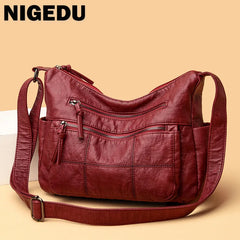 Soft PU Leather Women Shoulder Crossbody Bags Purses Handbags