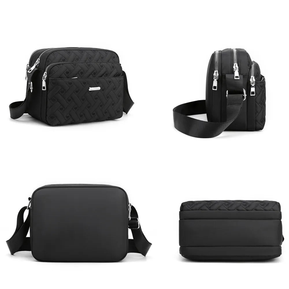 Nylon Women Messenger Bag for Fall Winter Ladies Shoulder Bag