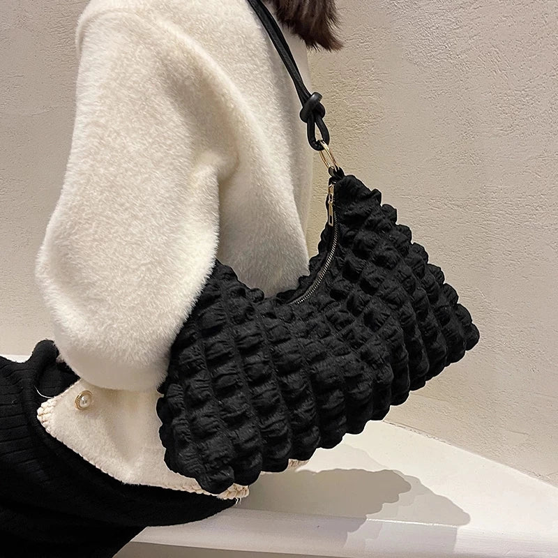 Large Casual Tote Bag Soft Winter Handbag