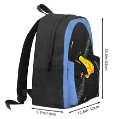 Solar System Vinyl Record Backpack Men's Bag