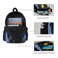 Solar System Vinyl Record Backpack Men's Bag