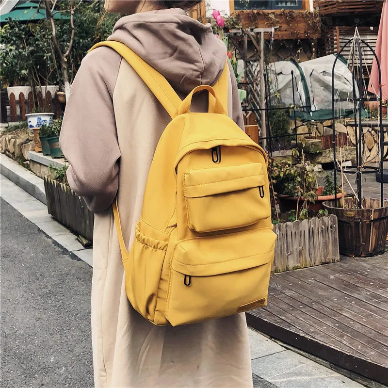 Waterproof Nylon Pocket Travel Backpack with Large Capacity